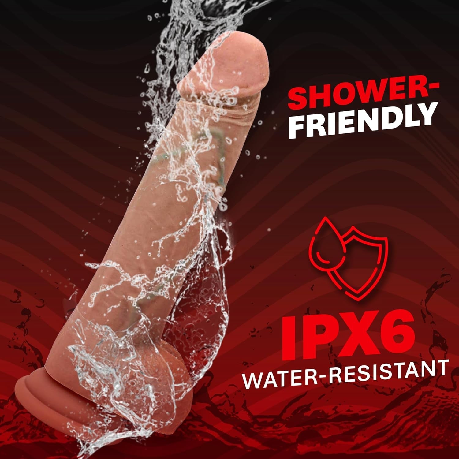 WarmRush Heated Thrusting G - Spot Dildo - Vixen | Nova Network