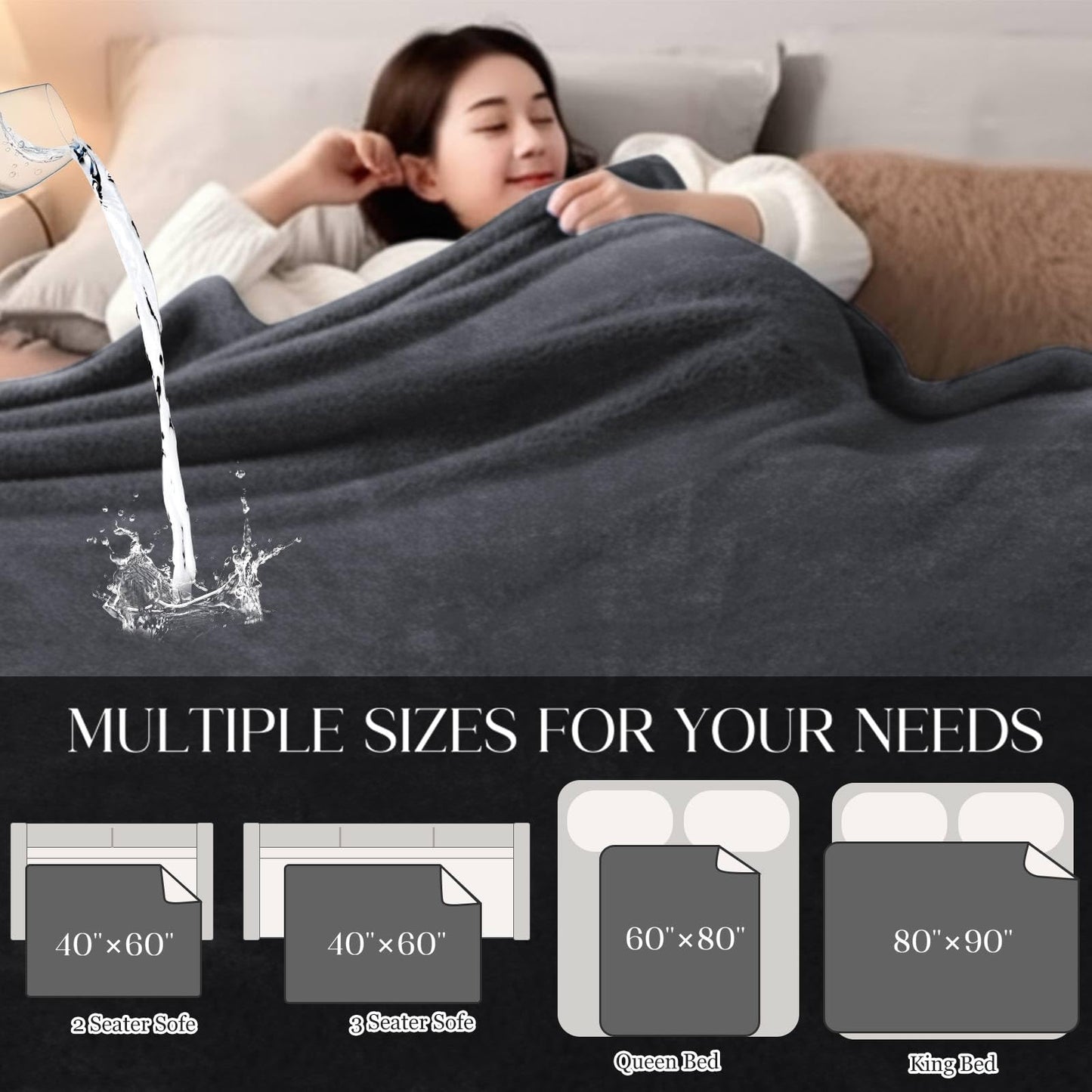 Waterproof Dual - Tone Intimacy Blanket - Vixen | Nova Network