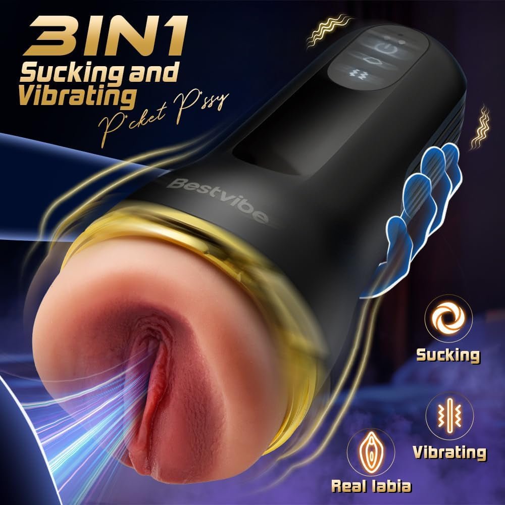 WaveLock Automatic Suction Male Masturbator - Vixen Adult Playroom