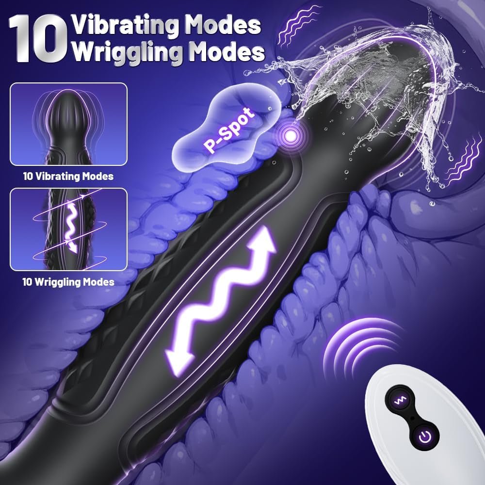 WaveWrithe AI App - Controlled Wriggling Prostate Massager - Vixen | Nova Network
