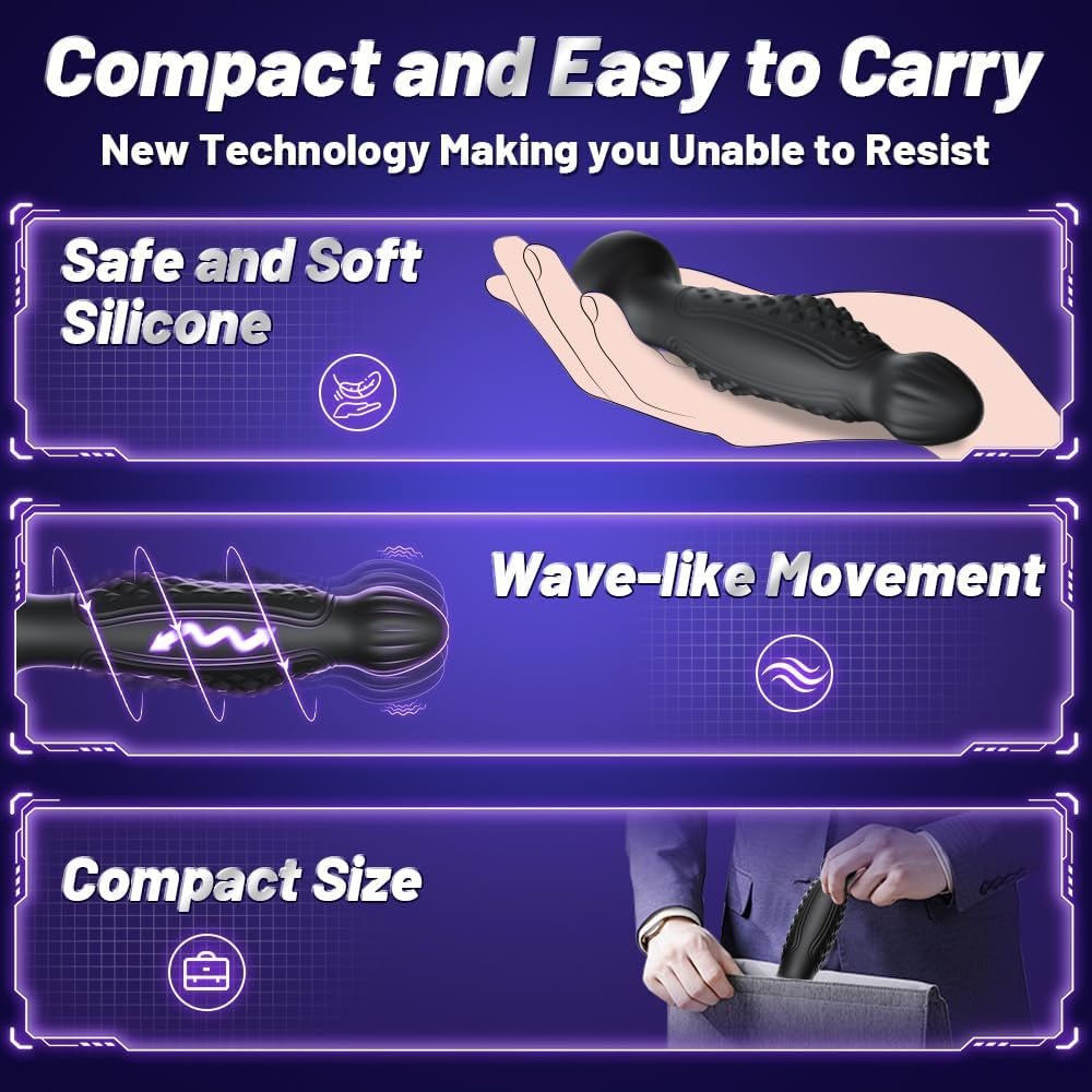 WaveWrithe AI App - Controlled Wriggling Prostate Massager - Vixen | Nova Network