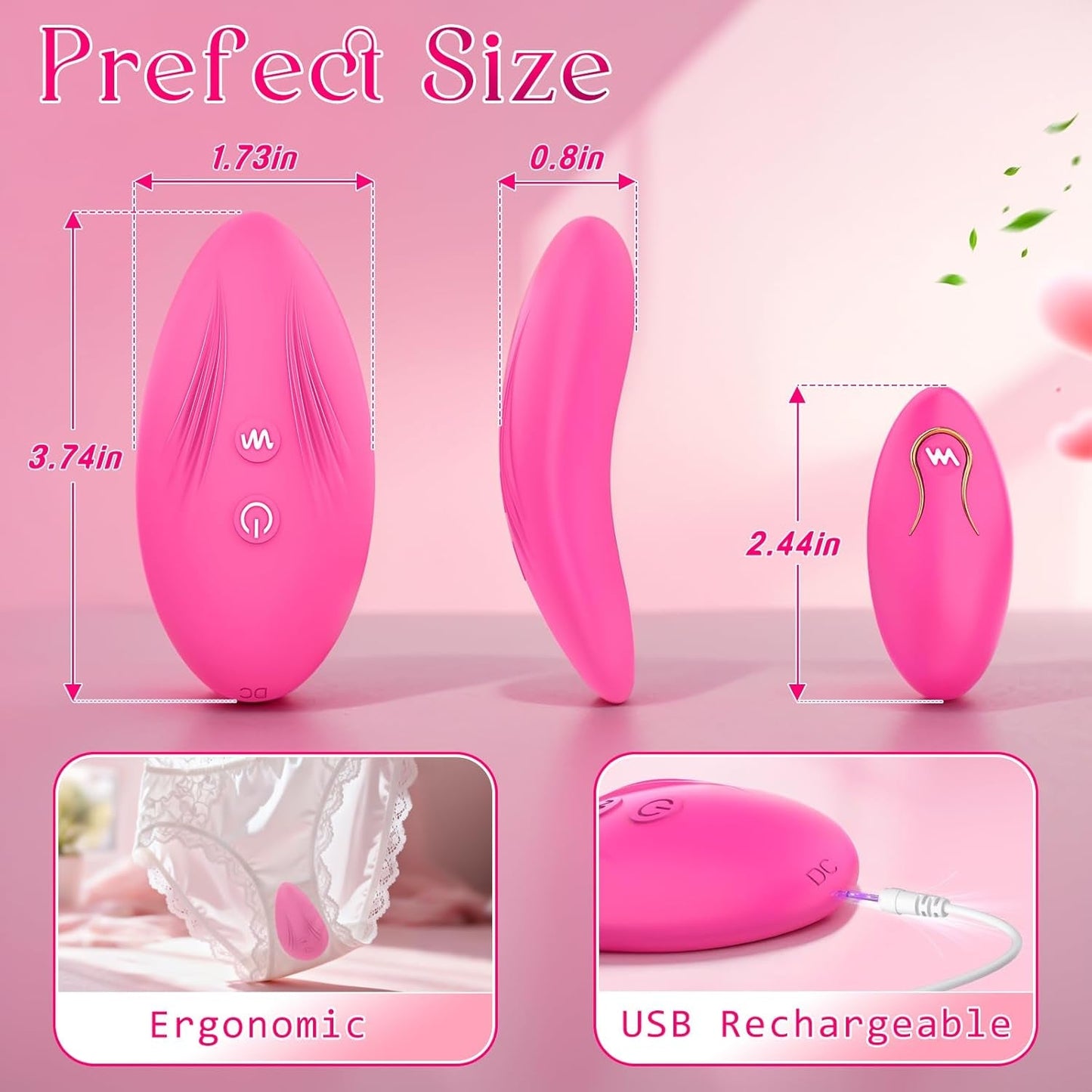 Wearable Panty Vibrator for Women Orgasm - APP Remote Control Couple Vibrator, Adult Sex Toys Clitoral Massager with 9 Vibrating Modes, Clit Vagina Stimulator Couples Sex Toys (RED) - Vixen | Nova Network