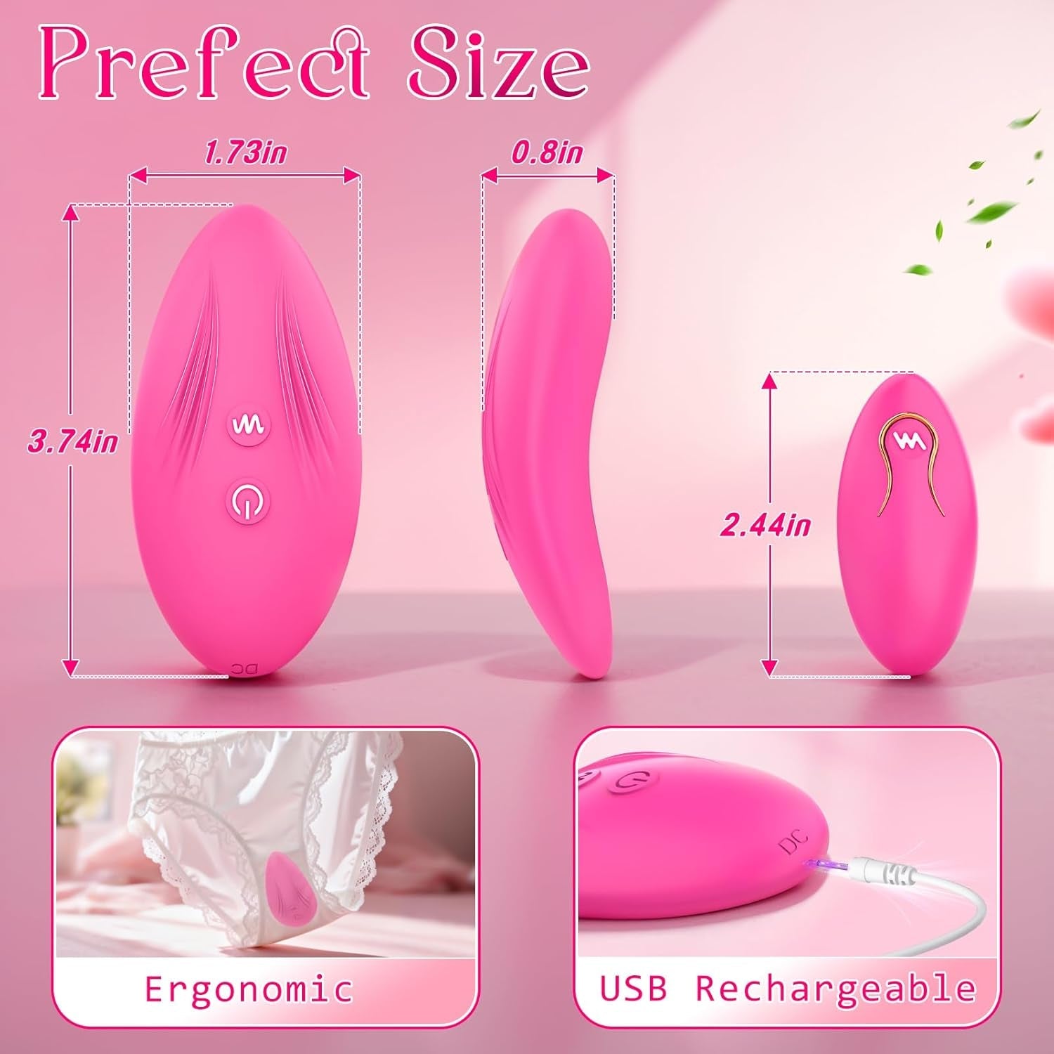 Wearable Panty Vibrator for Women Orgasm - APP Remote Control Couple Vibrator, Adult Sex Toys Clitoral Massager with 9 Vibrating Modes, Clit Vagina Stimulator Couples Sex Toys (RED) - Vixen | Nova Network