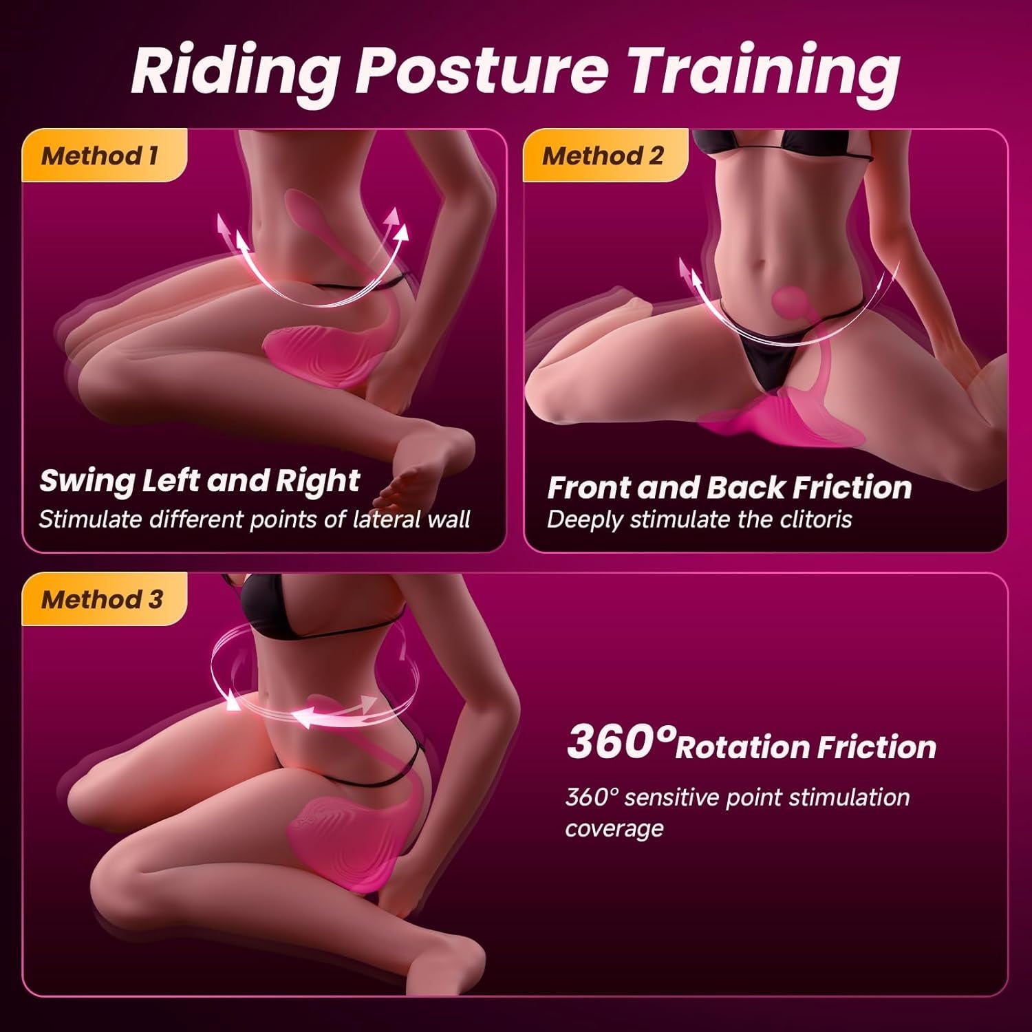 Wearable Vibrator Adult Sex Toys - Thrusting Dildo with App＆Remote Control Vibrators Female Sex Toy with 9 Powerful Vibrating Dildos Adult Toys for Women Sex Toy Ultra Quiet in Public Fun (Vibrator) - Vixen | Nova Network