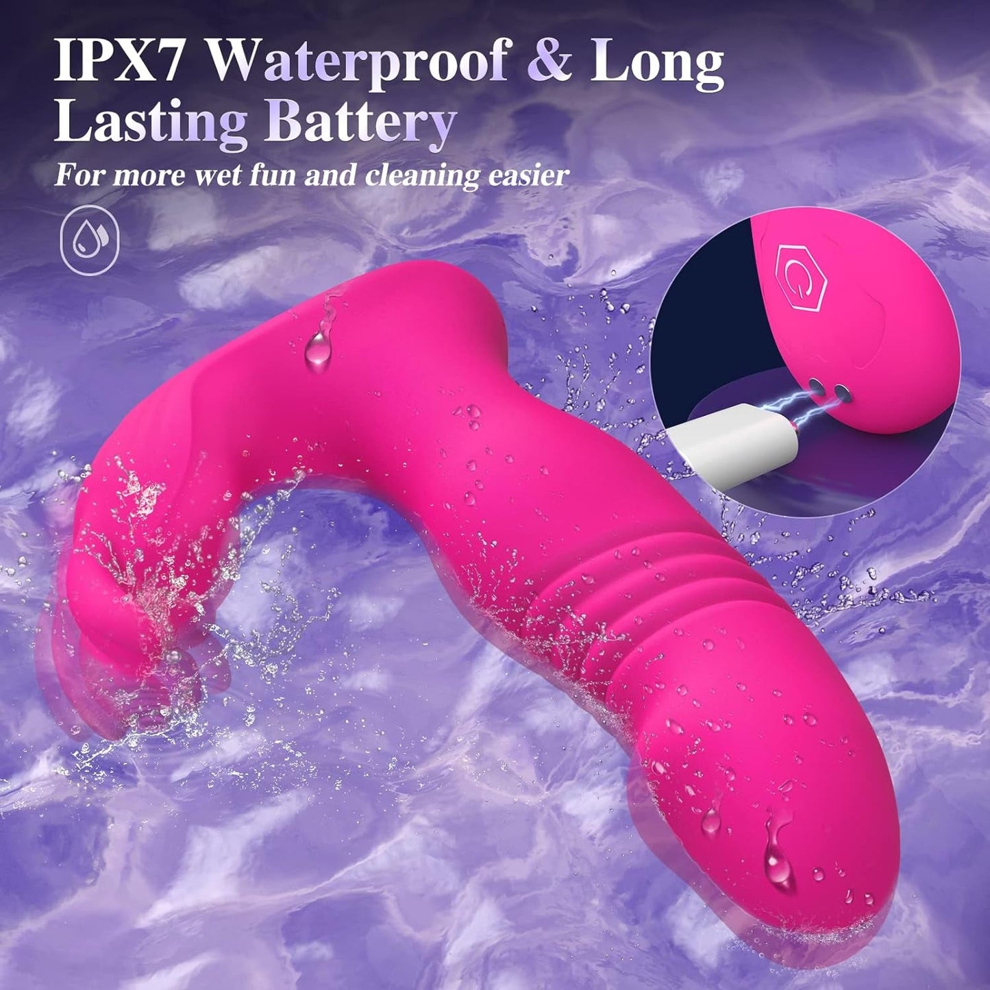 Wearable Vibrator for Women Sex Toys - 3IN1 App Remote Control Vibrator Wearable, Adult Toys with 9 Bunny Vibrators & 9 Thrusting Dildos Vibrater Sex Toy - Vixen | Nova Network