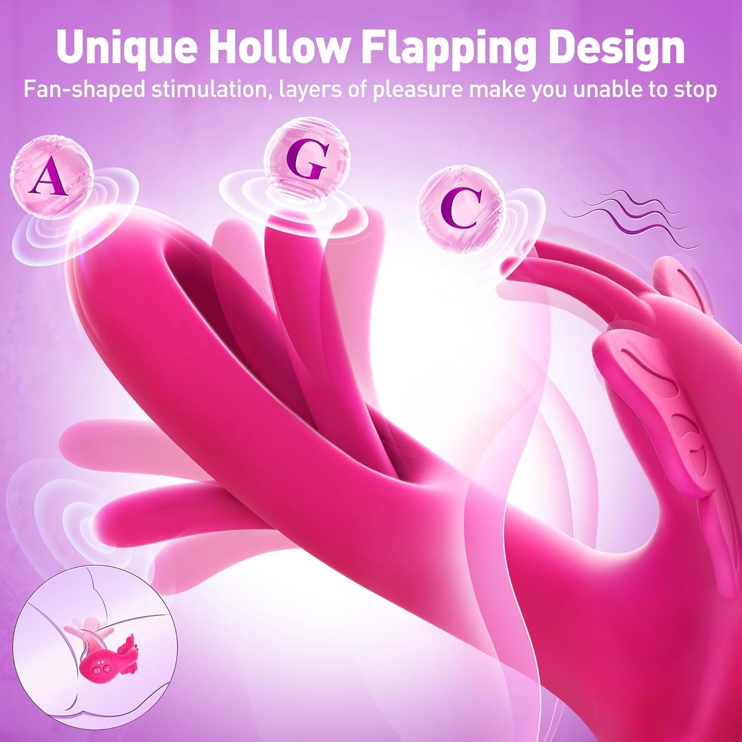 Wearable Vibrator Sex Toys Women - 3IN1 App Remote Control Vibrators Female Sex Toy, Adult Toys for Women Clitoral Nipples Anal Sex Toys with 9 Flapping & 9 Vibrating Dildos Sex Toy G Spot Vibrator - Vixen | Nova Network