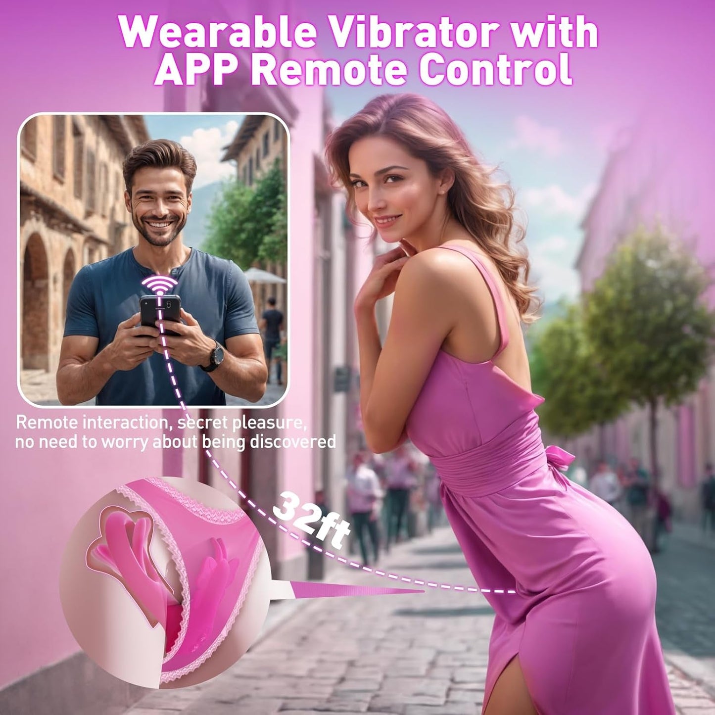 Wearable Vibrator Sex Toys Women - 3IN1 App Remote Control Vibrators Female Sex Toy, Adult Toys for Women Clitoral Nipples Anal Sex Toys with 9 Flapping & 9 Vibrating Dildos Sex Toy G Spot Vibrator - Vixen | Nova Network