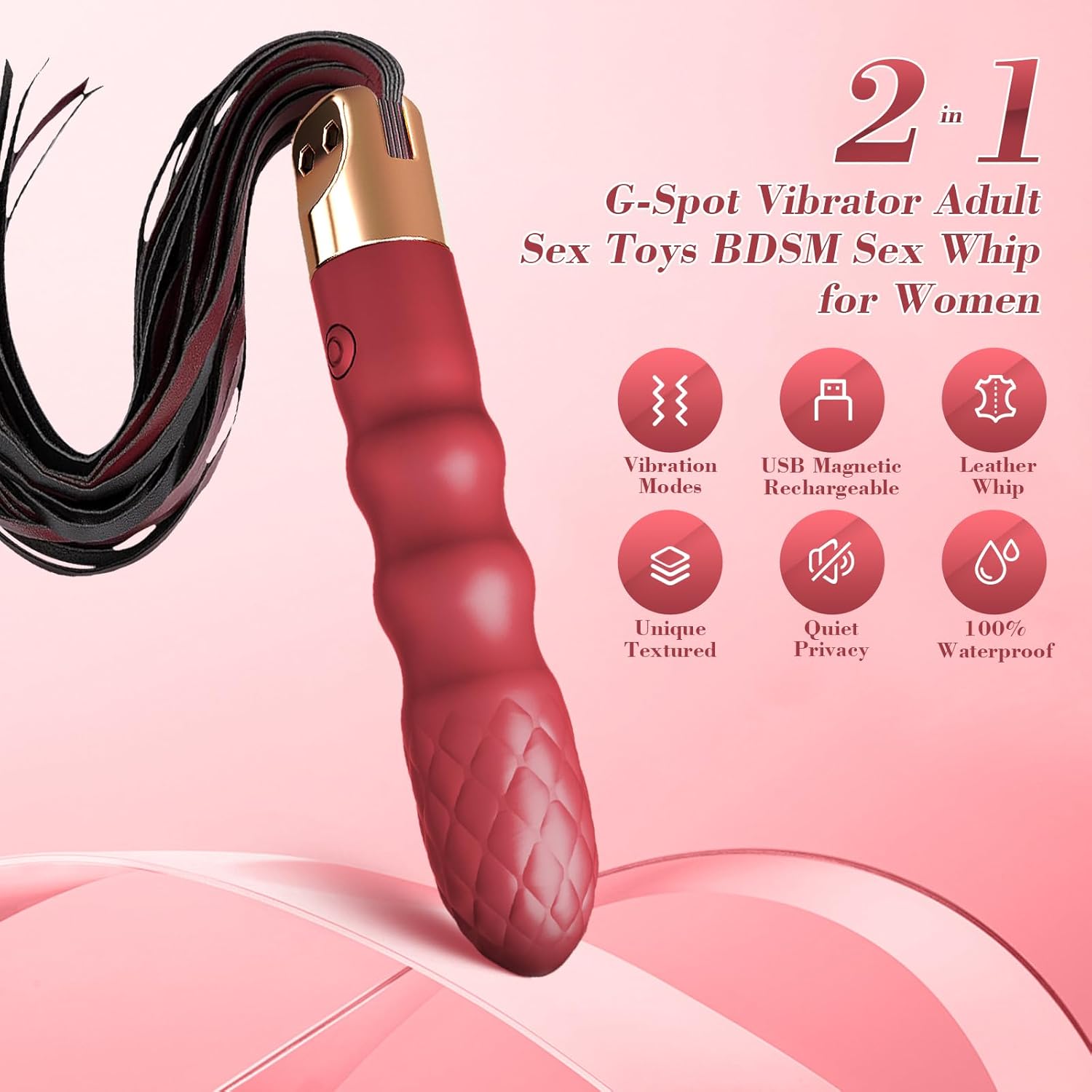 WhipVibe 2 - in - 1 G - Spot & BDSM Whip - Vixen | Nova Network