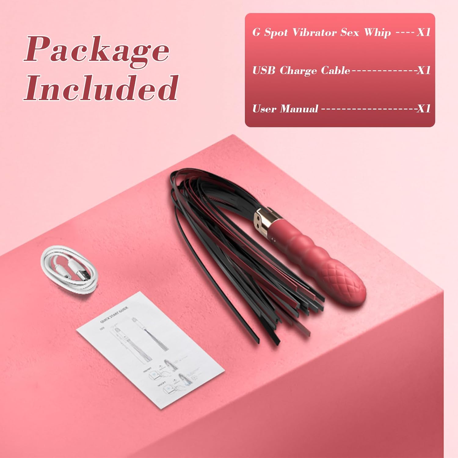 WhipVibe 2 - in - 1 G - Spot & BDSM Whip - Vixen | Nova Network