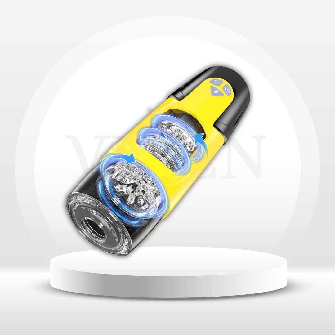 WhirlDrive Thrusting Rotating Male Stroker LCD Display - Vixen | Nova Network