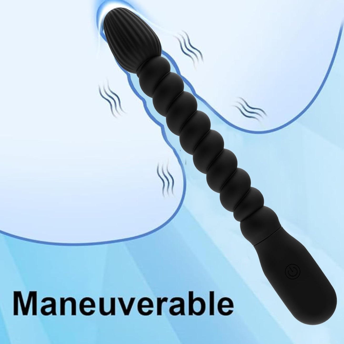 WhisperBead Vibrating Anal Beads Wand | 10 Modes - Vixen | Nova Network