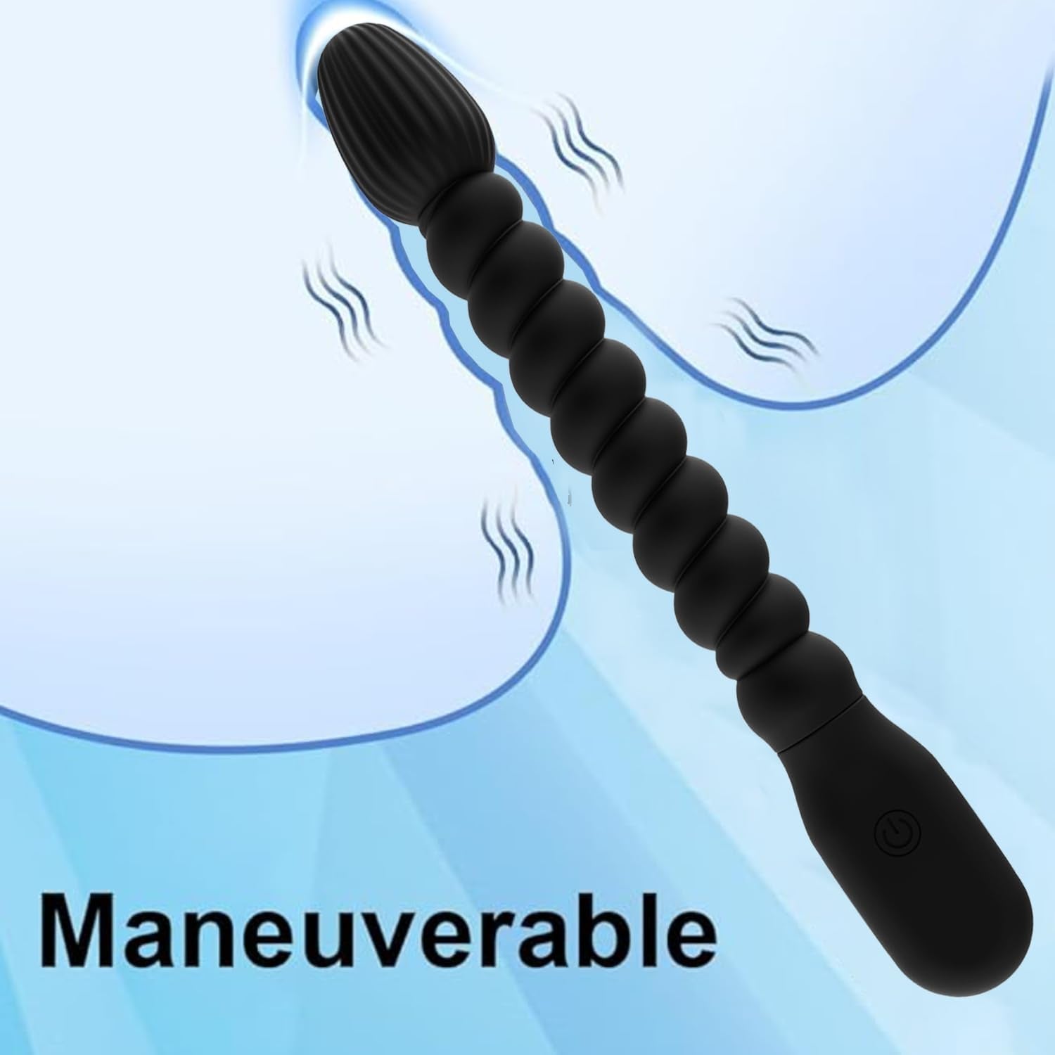 WhisperBead Vibrating Anal Beads Wand | 10 Modes - Vixen | Nova Network