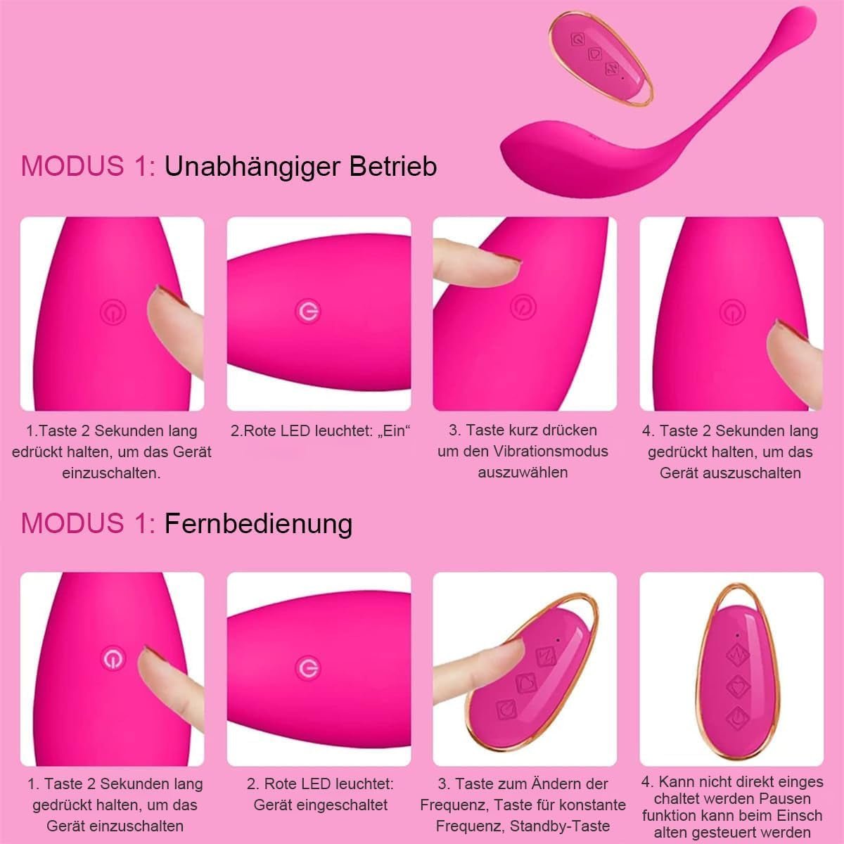 WhisperEgg Remote Control Vibrating Egg Vibrator - Vixen | Nova Network