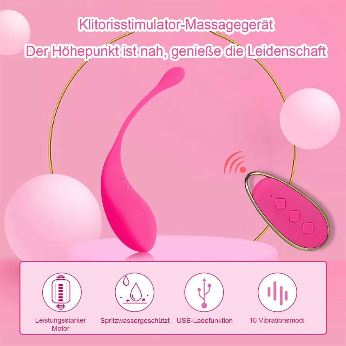 WhisperEgg Remote Control Vibrating Egg Vibrator - Vixen | Nova Network
