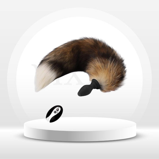 WhisperTail Remote Vibrating Fox Tail Plug - Vixen | Nova Network
