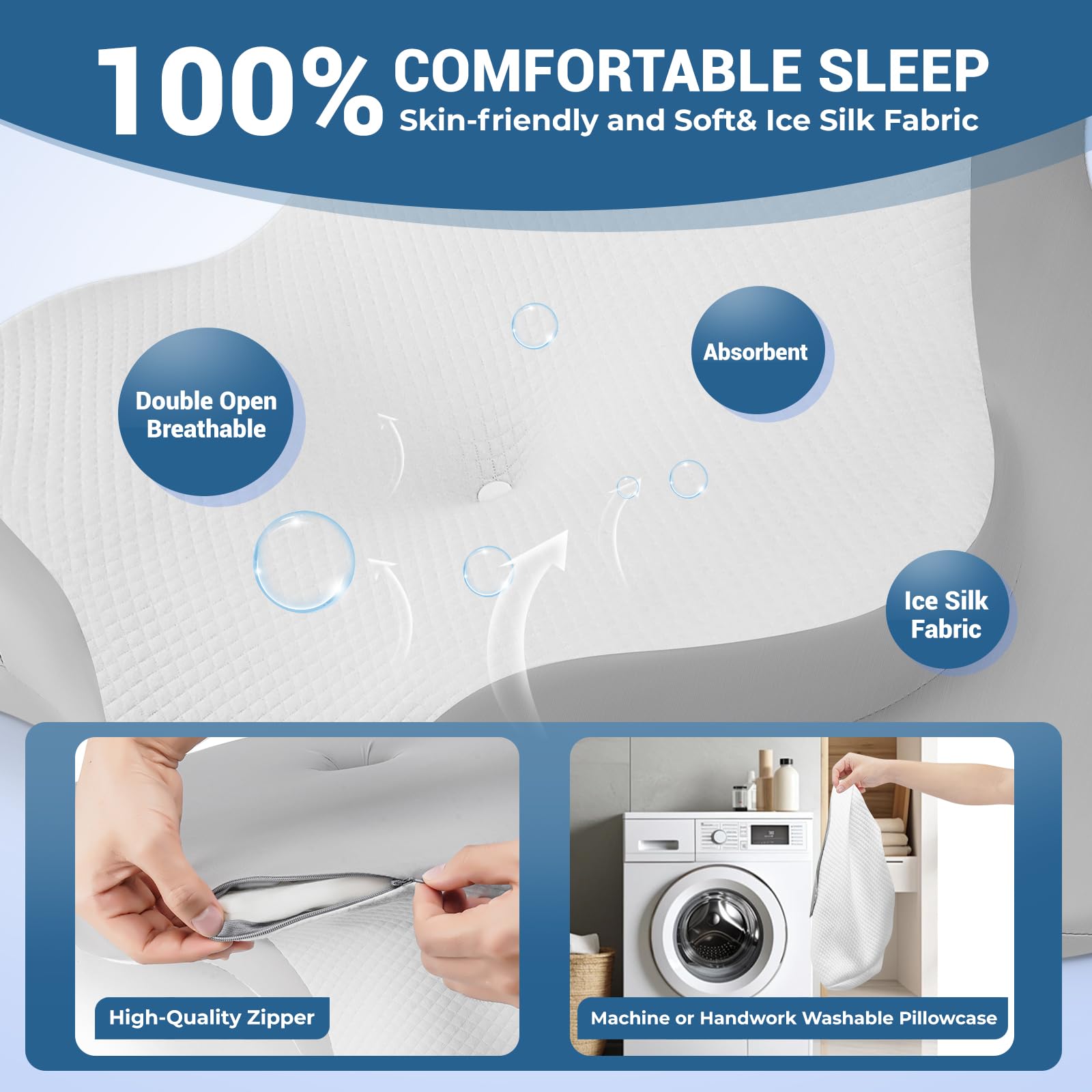 White Couples Intimate Position Wedge Pillow - Vixen | Nova Network