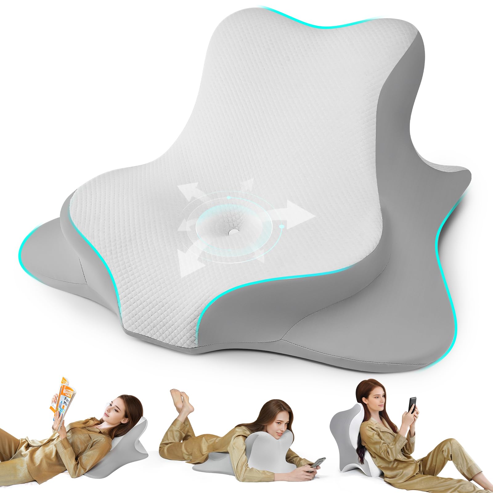 White Couples Intimate Position Wedge Pillow - Vixen | Nova Network
