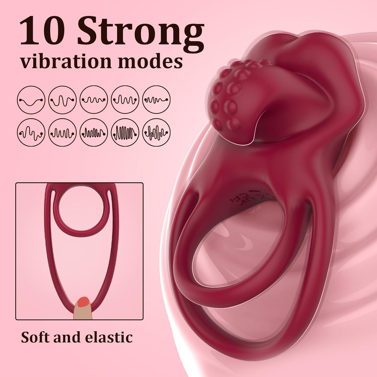 WickedPulse Dual - Ring Vibrator - Vixen | Nova Network