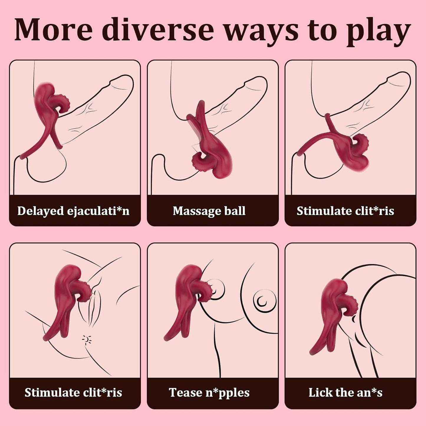 WickedPulse Dual - Ring Vibrator - Vixen | Nova Network