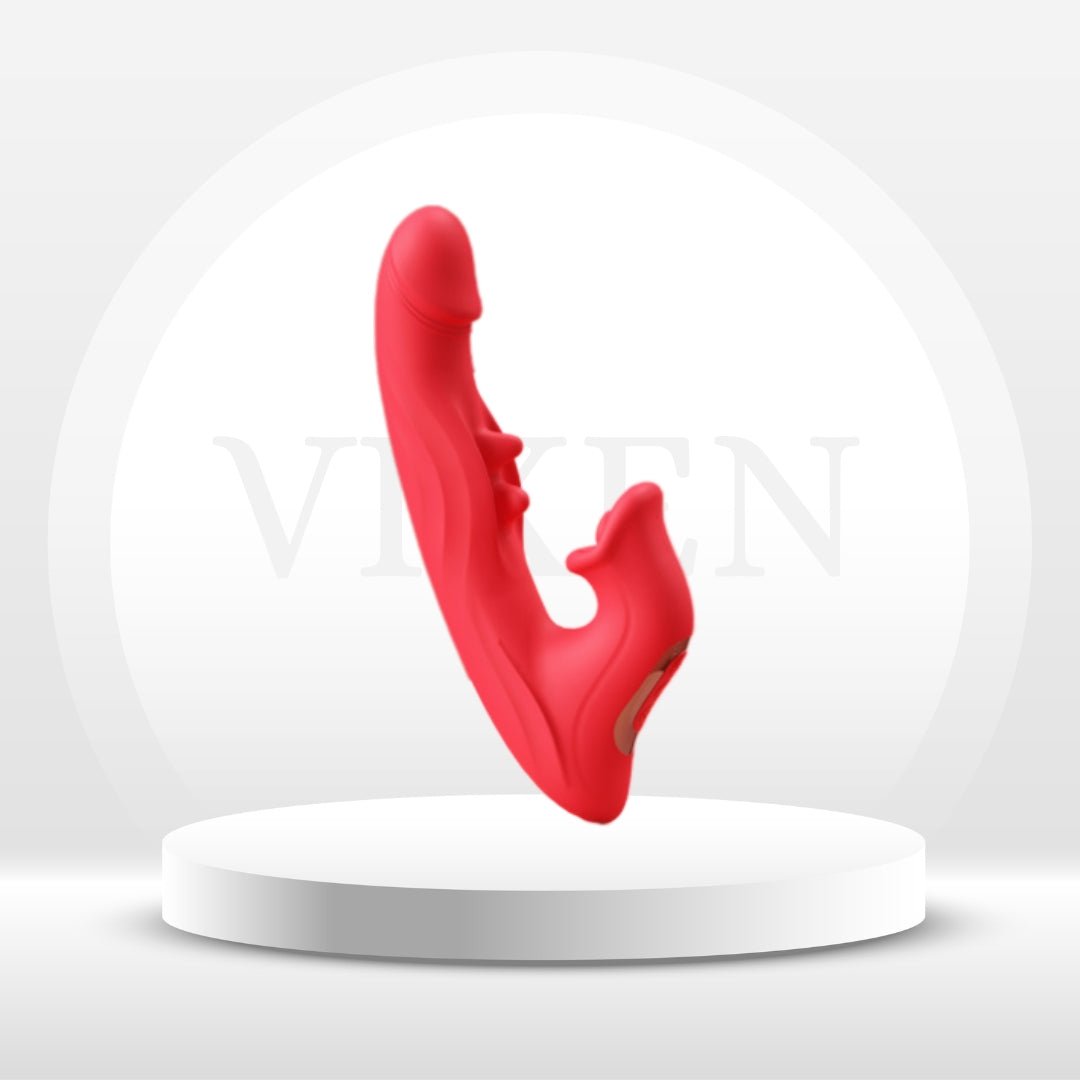 WiggleLuxe Thrusting Tongue Vibrator - Vixen | Nova Network