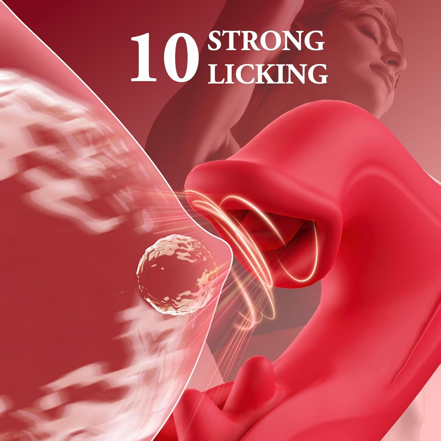 WiggleLuxe Thrusting Tongue Vibrator - Vixen | Nova Network