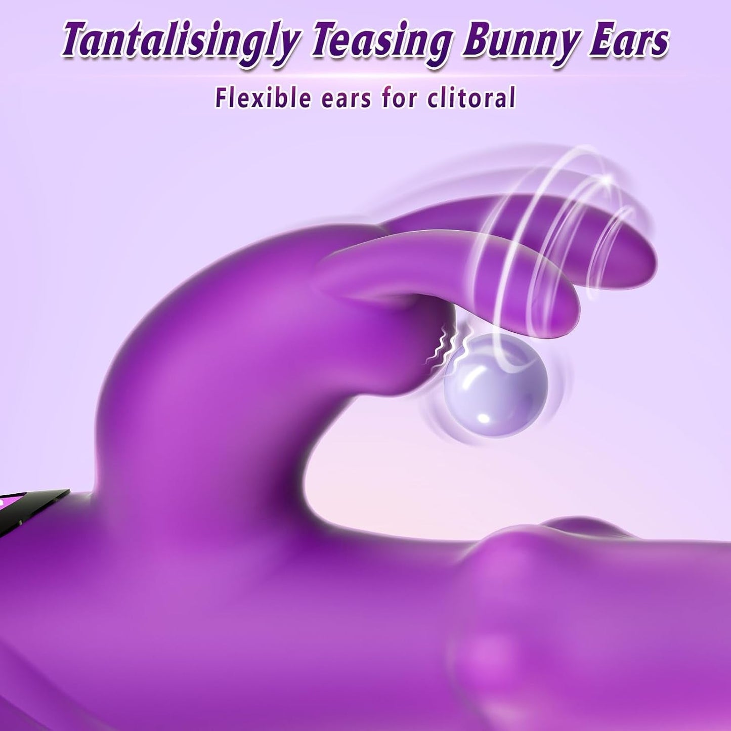 WiggleRush Thrusting Wiggling Rabbit Vibrator - Vixen | Nova Network