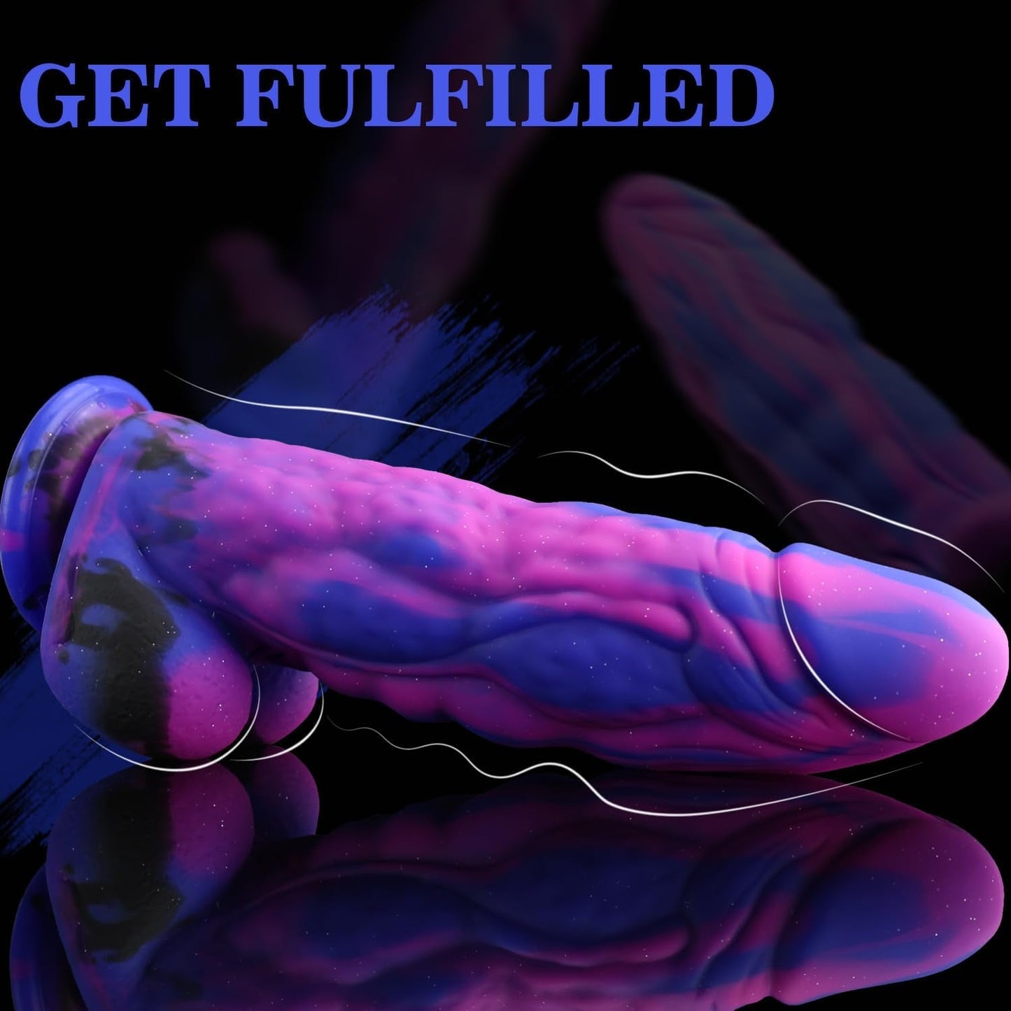 WildMuse 9.5" Thick Fantasy Realistic Dildo Suction - Vixen | Nova Network