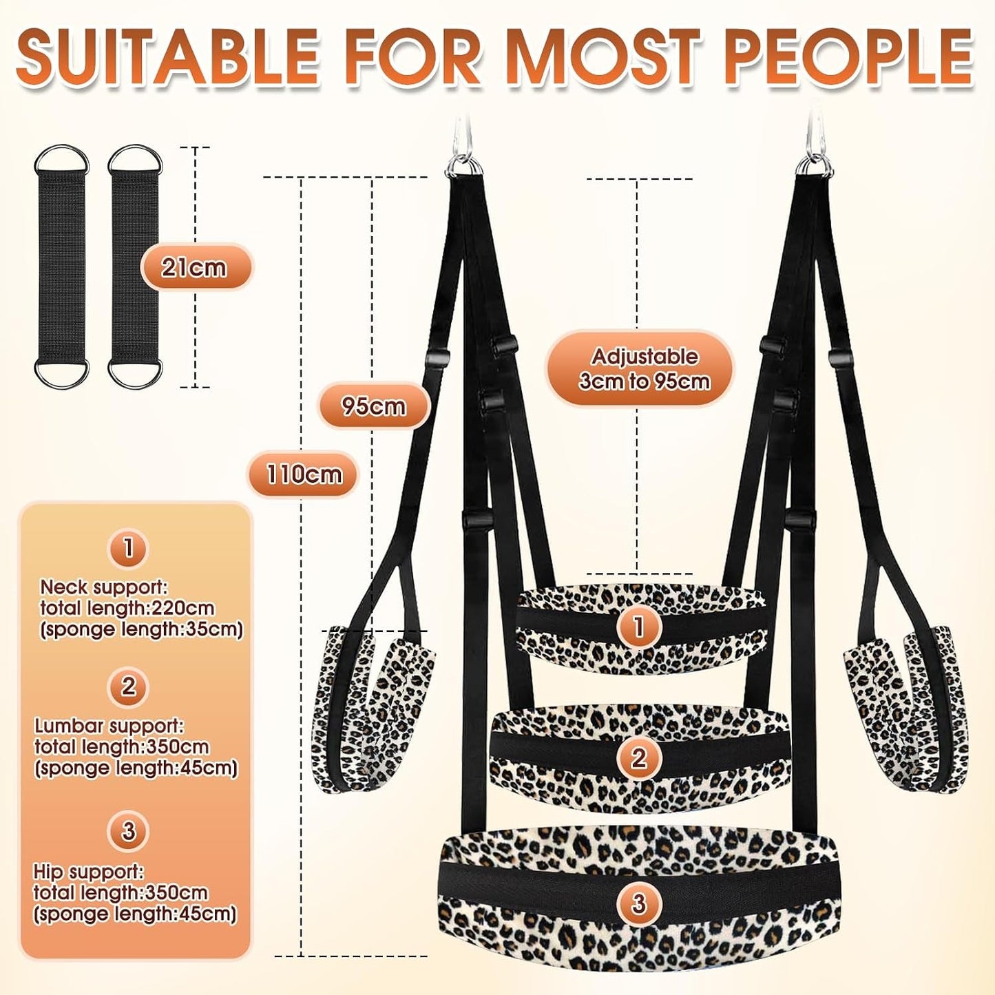 WildPerch Heavy-Duty Sex Swing Sling 400lb Hold - Vixen | Nova Network