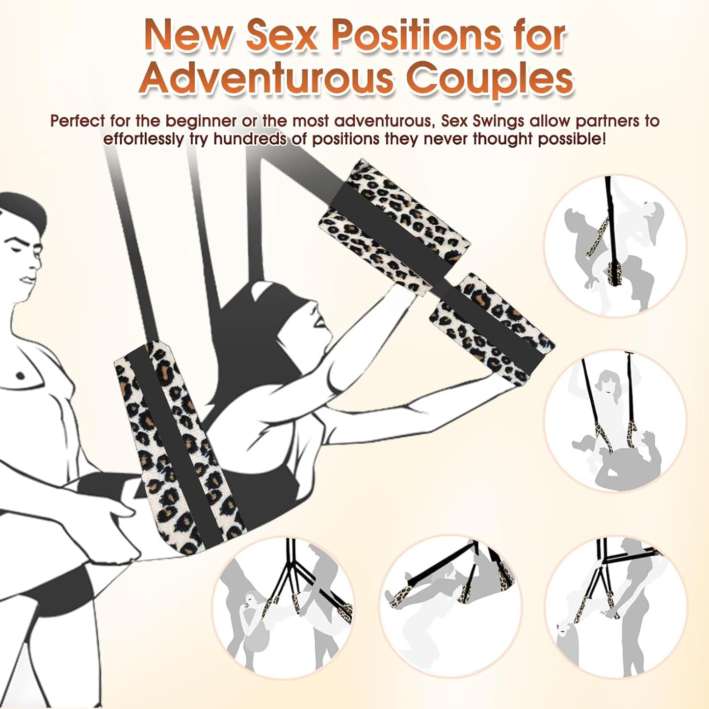 WildPerch Heavy-Duty Sex Swing Sling 400lb Hold - Vixen | Nova Network
