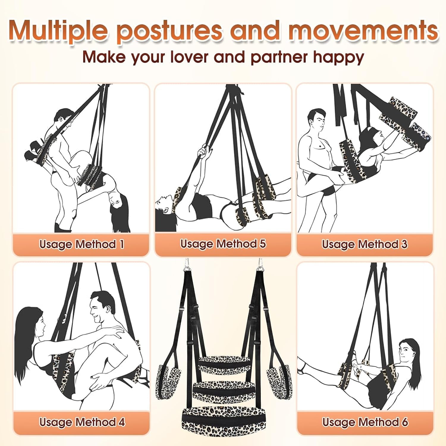 WildPerch Heavy-Duty Sex Swing Sling 400lb Hold - Vixen | Nova Network