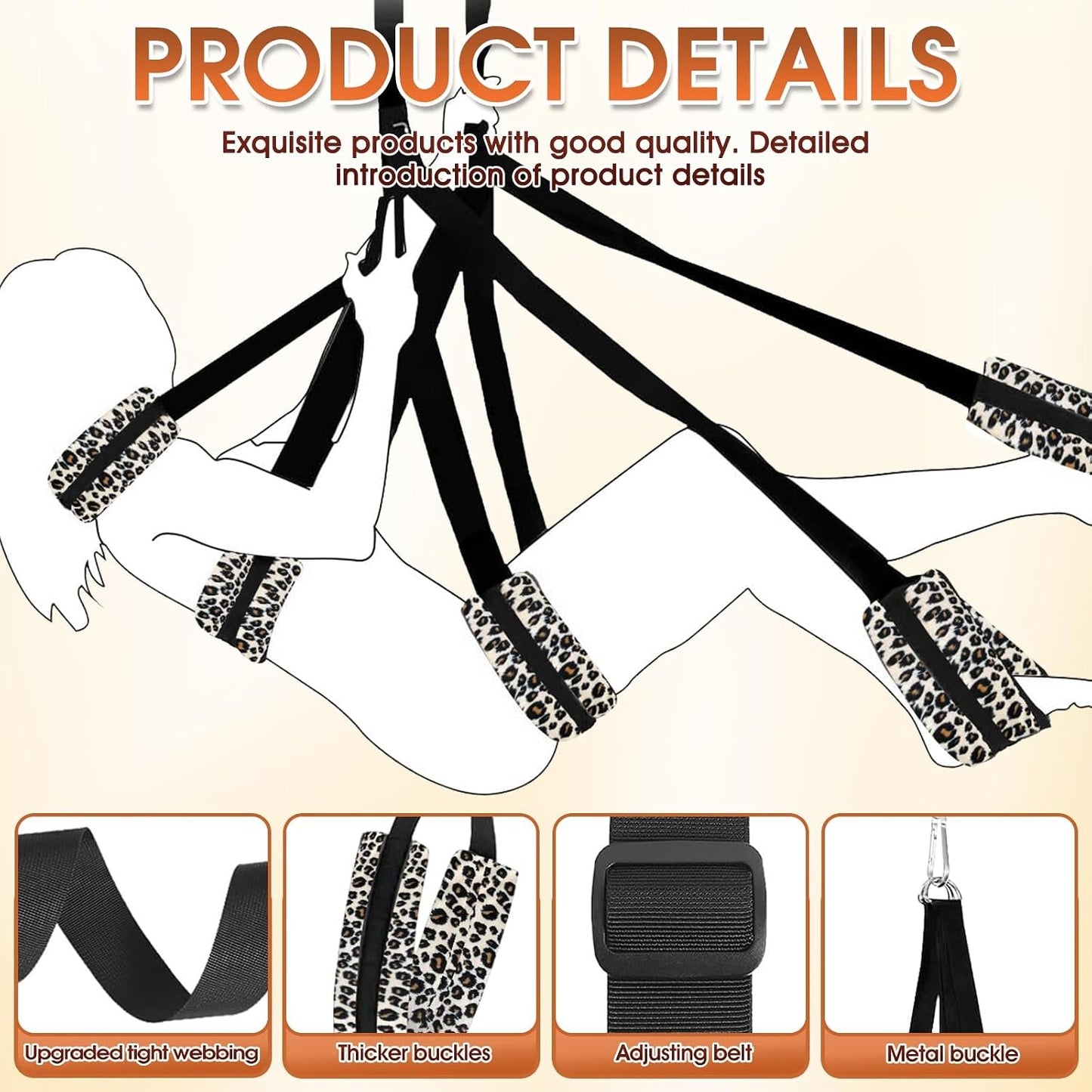 WildPerch Heavy-Duty Sex Swing Sling 400lb Hold - Vixen | Nova Network