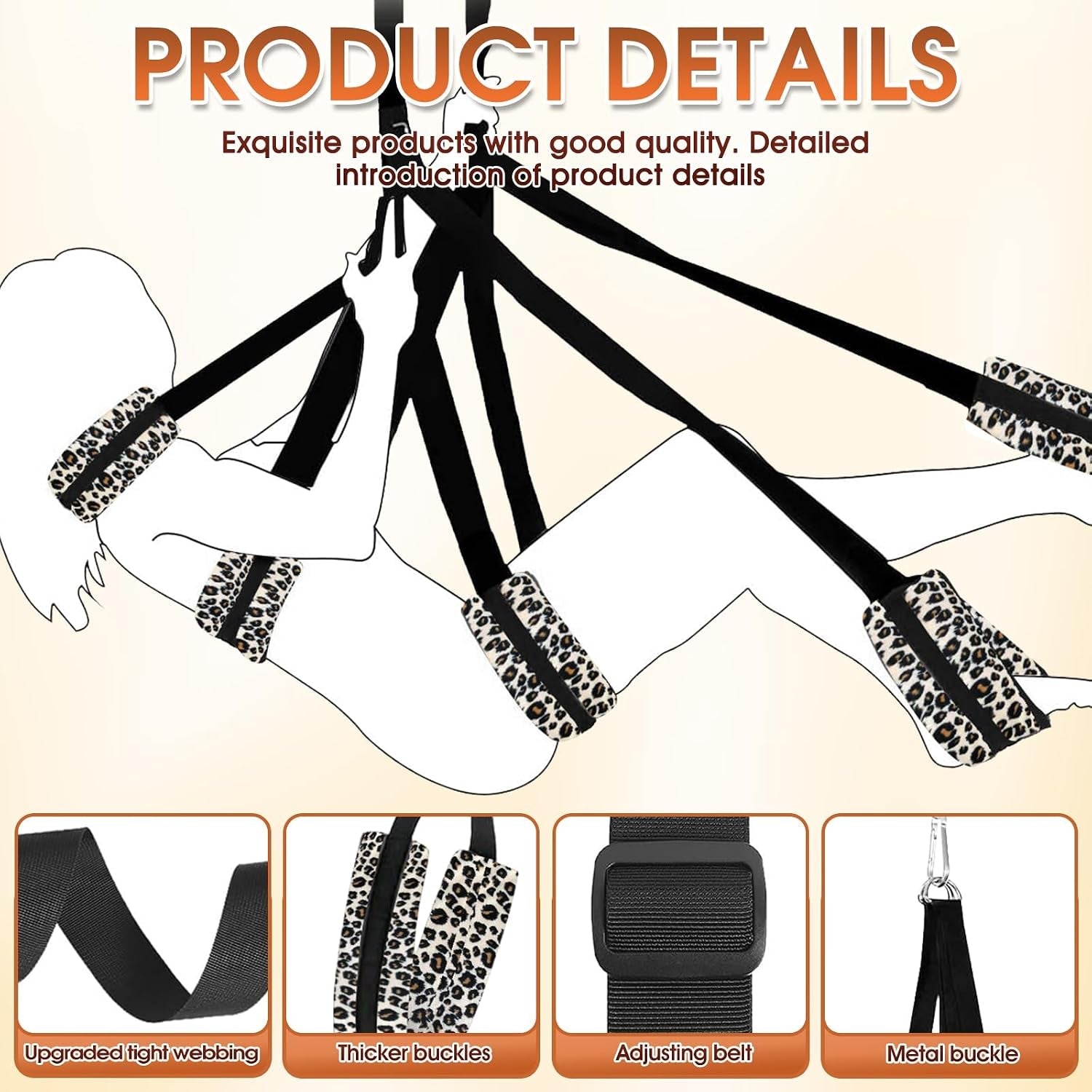 WildPerch Heavy-Duty Sex Swing Sling 400lb Hold - Vixen | Nova Network