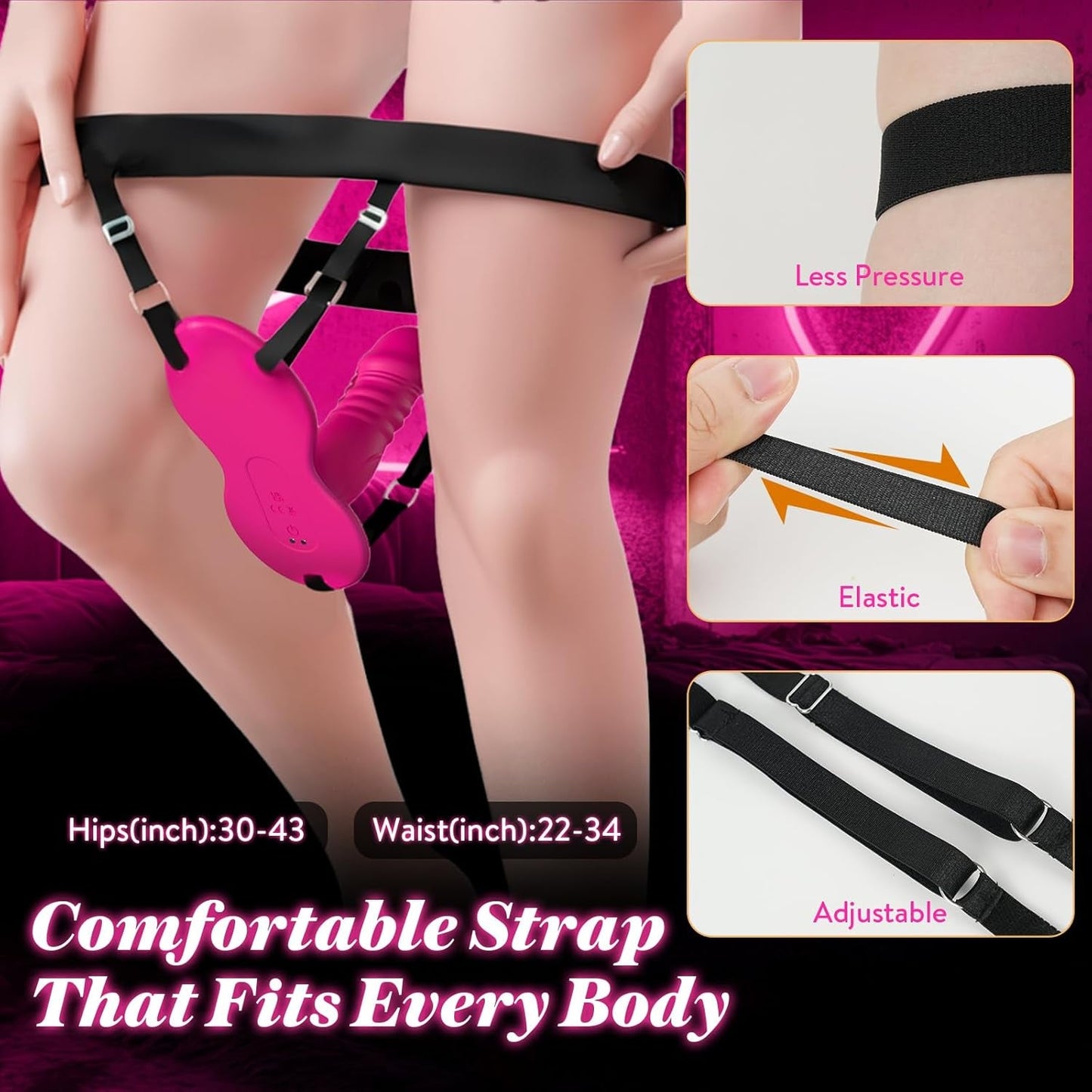WildRide Ride & Grind Thrusting Dildo – App Remote, 9 Thrust & 9 Vibe - Vixen Adult Playroom