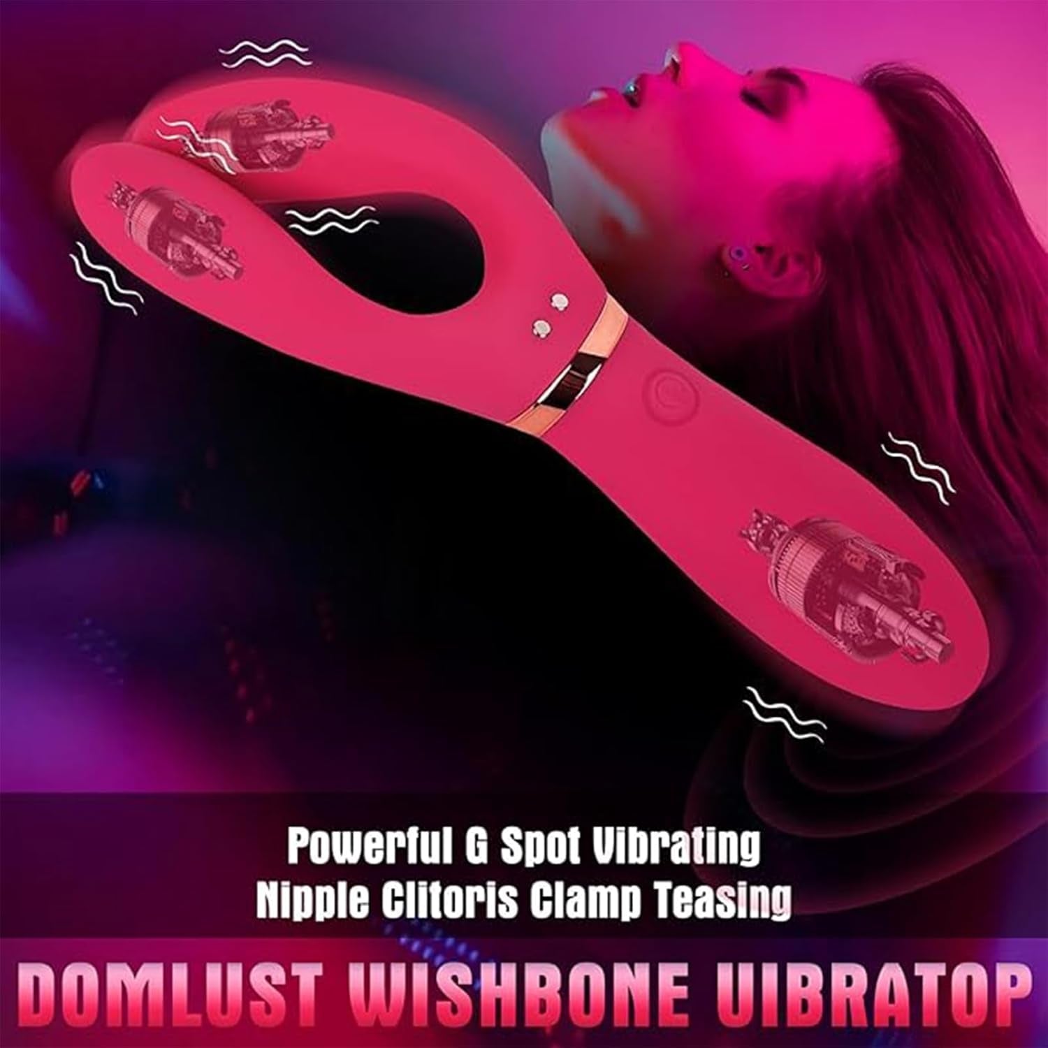 WishBone Rabbit Vibrator – G-Spot & Clitoral Massager - Vixen Adult Playroom