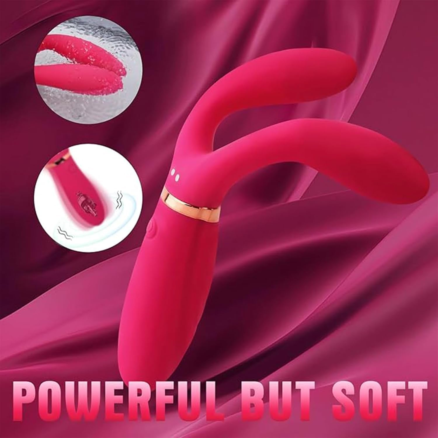 WishBone Rabbit Vibrator – G-Spot & Clitoral Massager - Vixen Adult Playroom