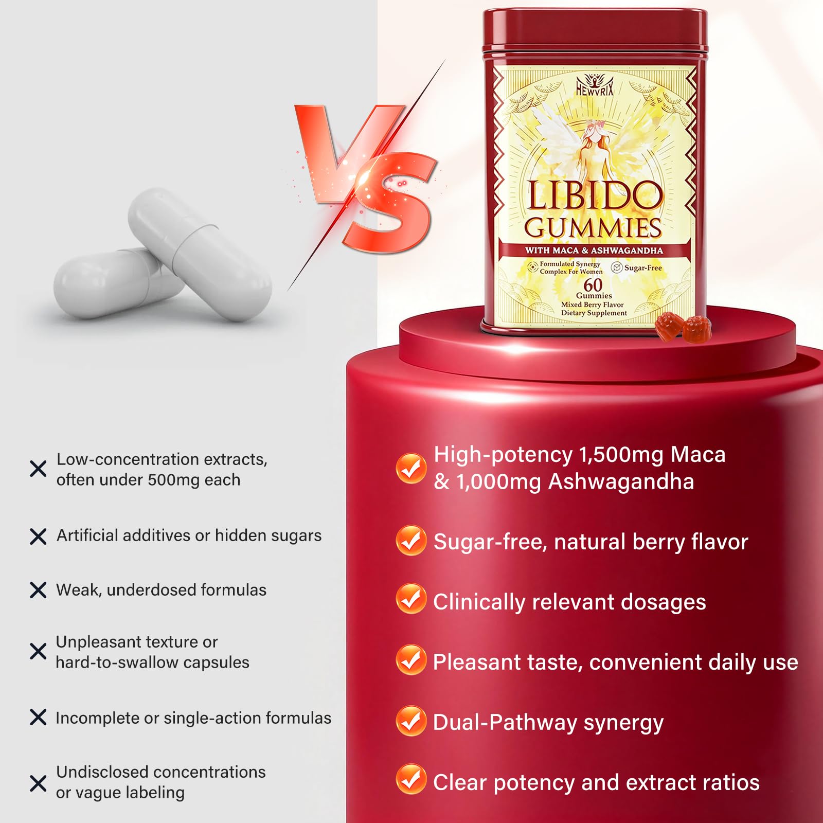Women’s Maca Libido Boost Gummies - Vixen | Nova Network
