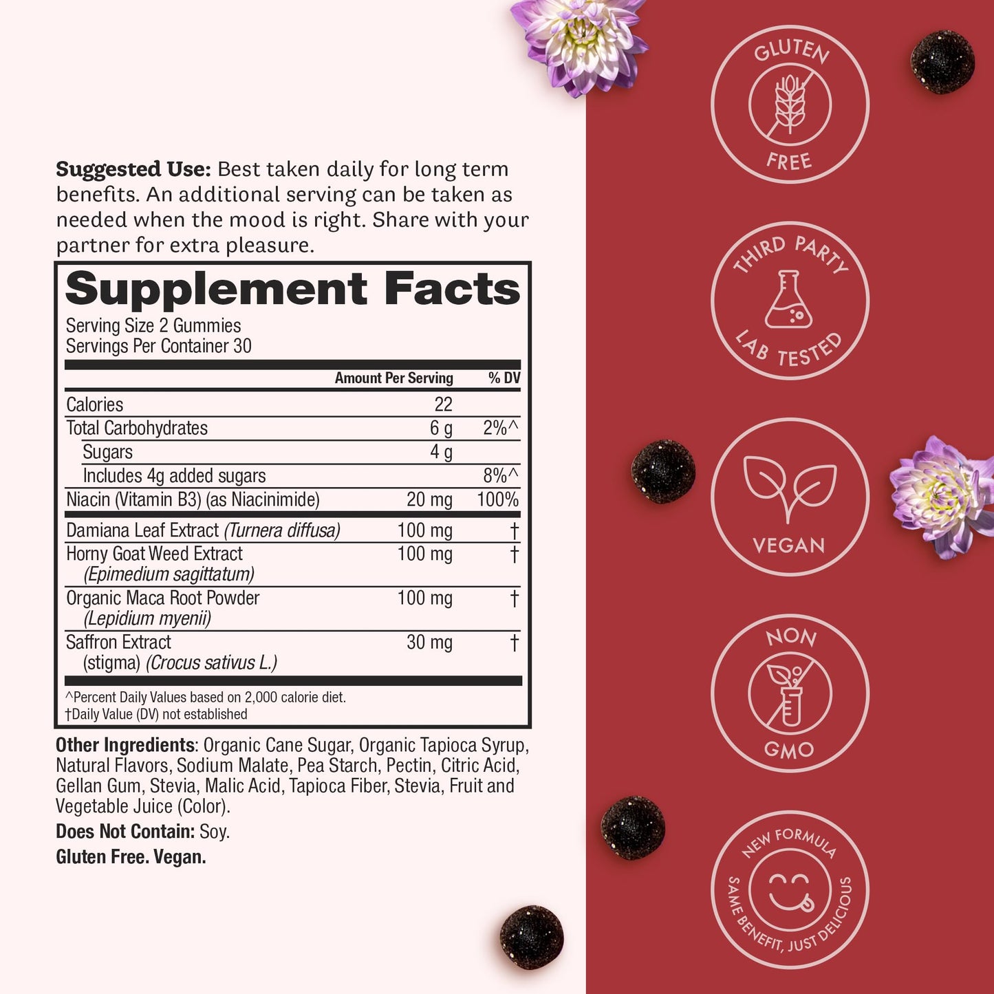 Women’s Pleasure Boost Aphrodisiac Gummies - Vixen | Nova Network