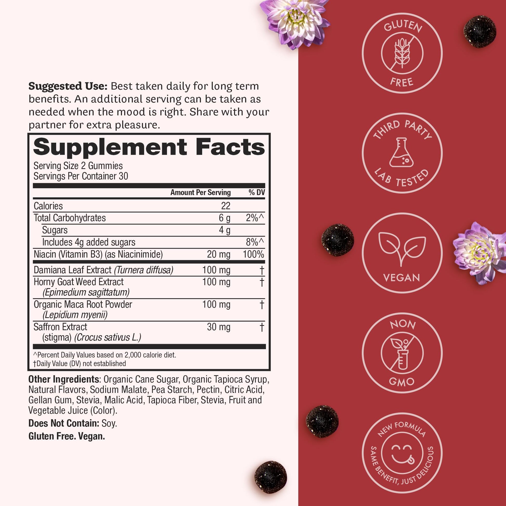 Women’s Pleasure Boost Aphrodisiac Gummies - Vixen | Nova Network