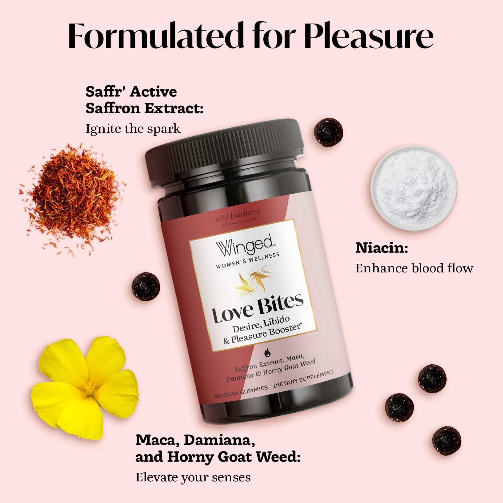 Women’s Pleasure Boost Aphrodisiac Gummies - Vixen | Nova Network