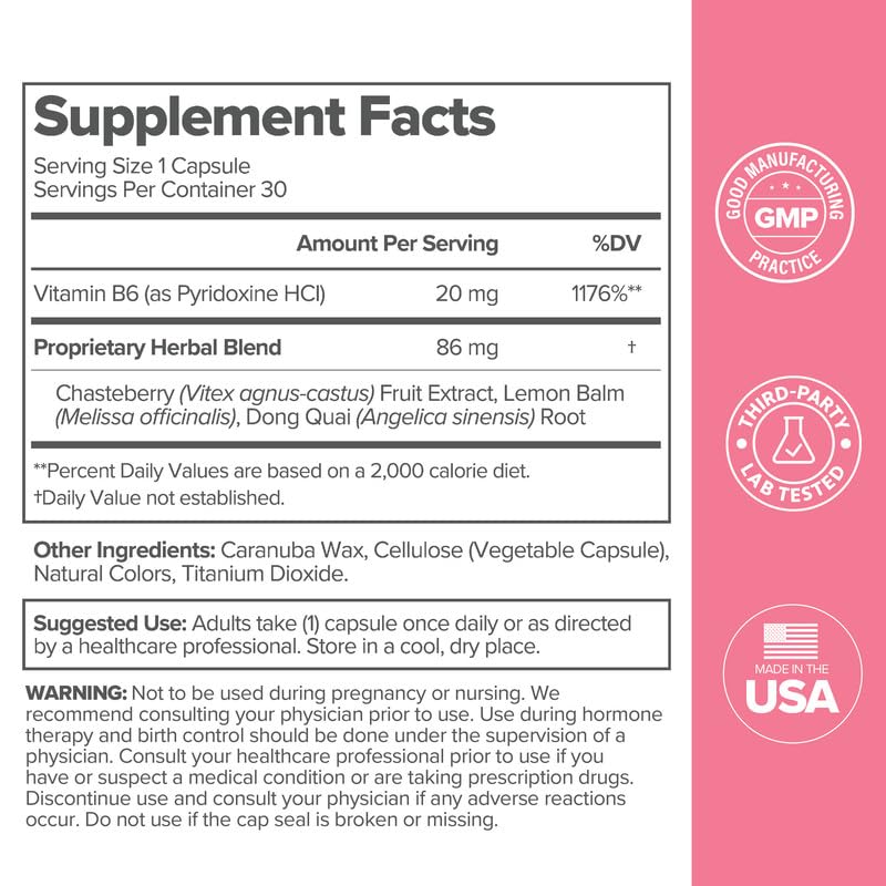 Women’s PMS Relief Support Capsules - Vixen | Nova Network