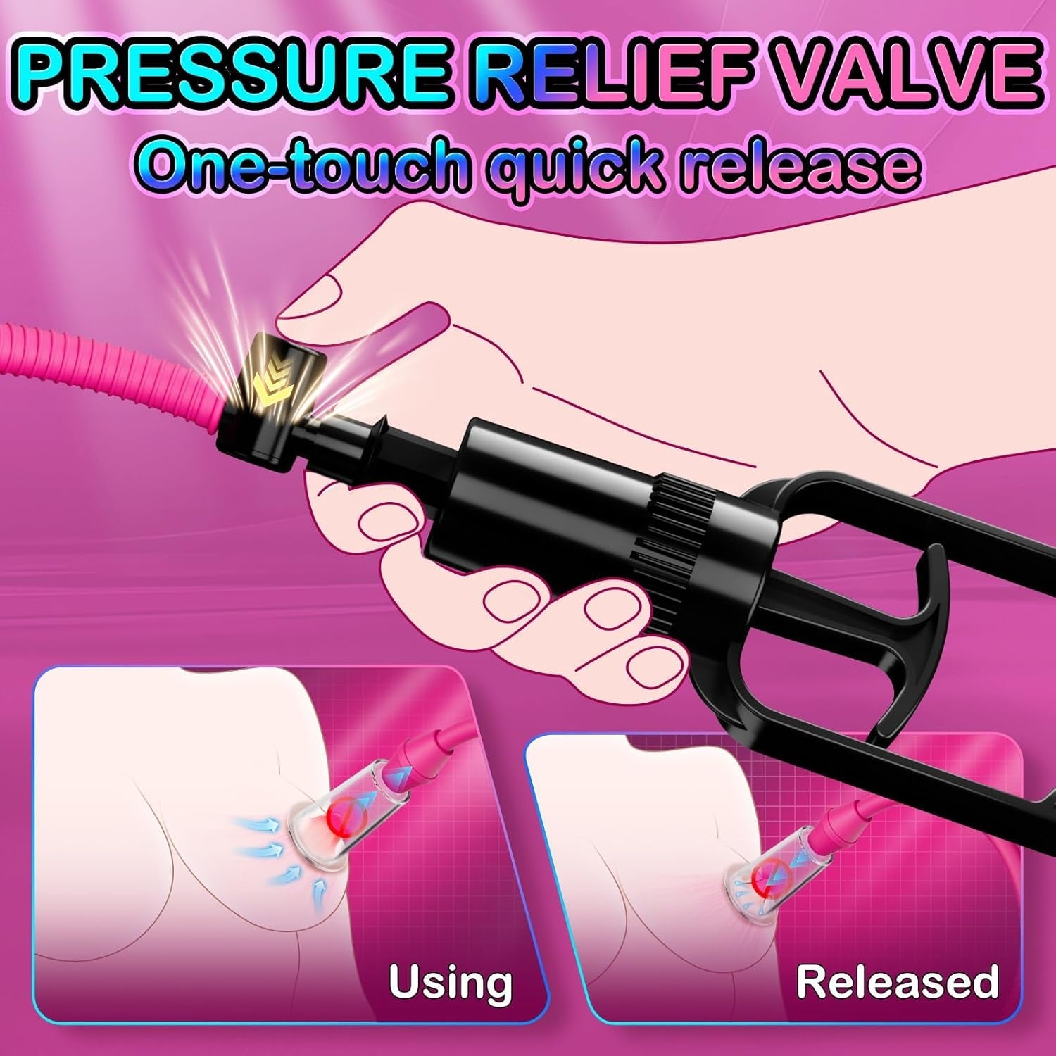 Womens Sex Toys Pussy Pump - Vacuum Clitoral Vagina Sex Pump Clit Nipple Sucker BDSM Sex Toy Kit, Female Adult Sex Toys & Games Sexual Pleasure Tools for Women Couples, 5 Strong Suction Cups Included - Vixen | Nova Network