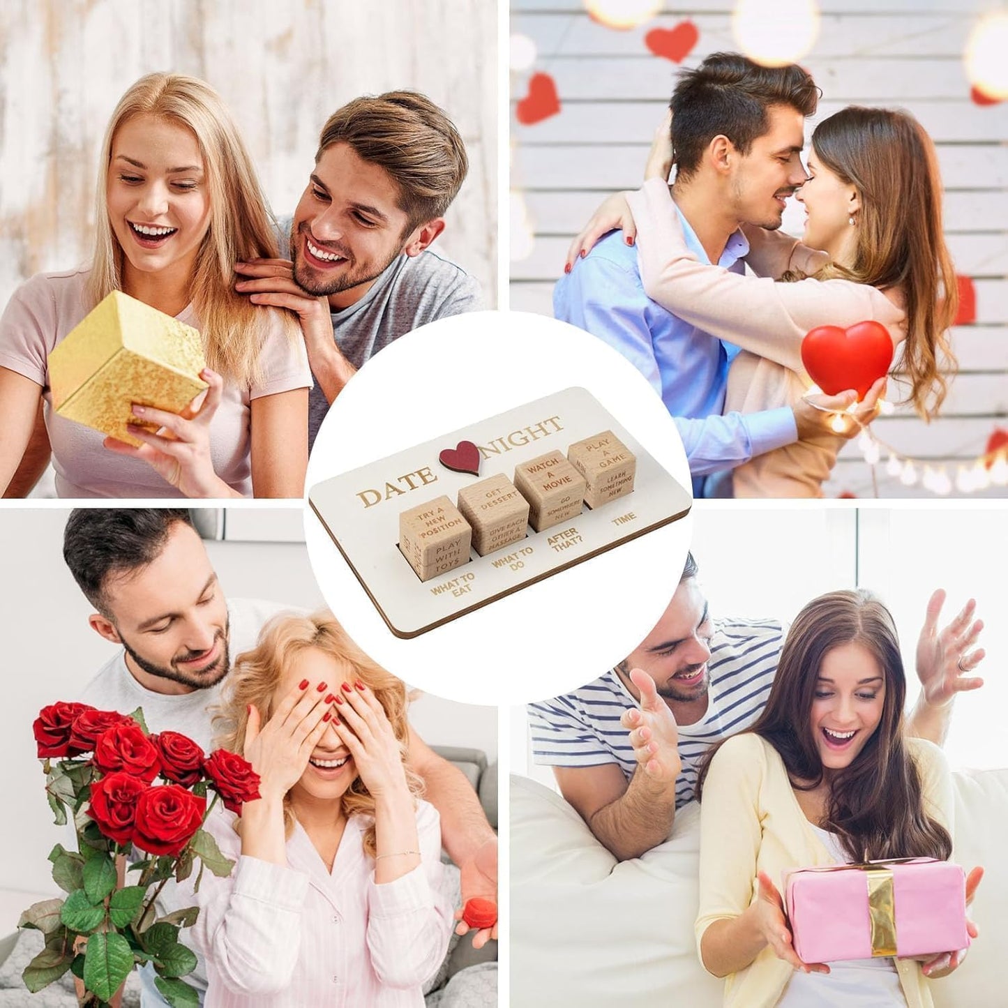 Wooden Romantic Date Decision Dice - Vixen | Nova Network