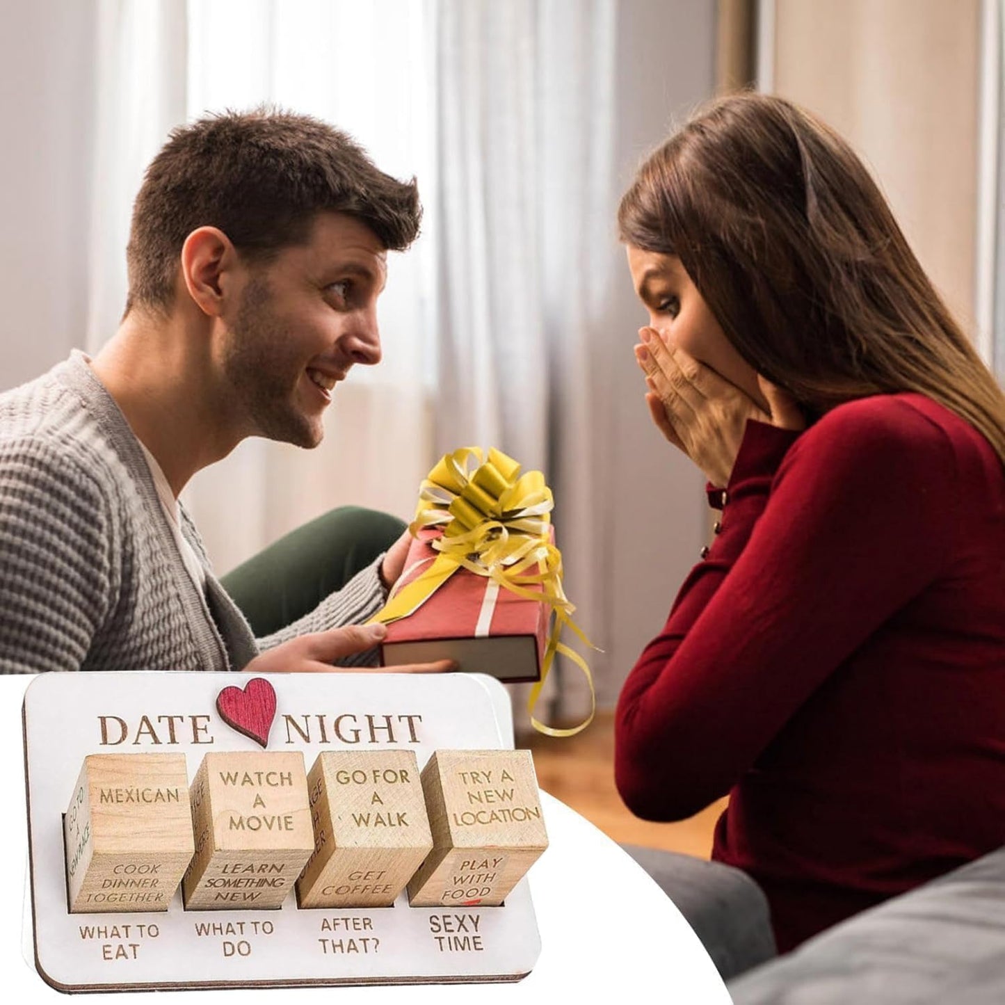 Wooden Romantic Date Decision Dice - Vixen | Nova Network