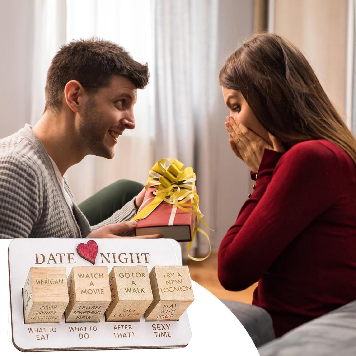Wooden Romantic Date Decision Dice - Vixen | Nova Network